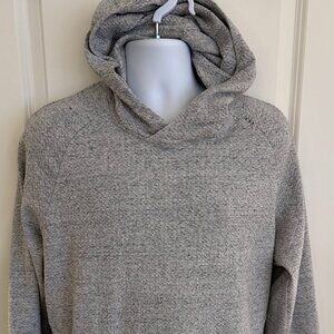 lululemon men's hoodie pullover, heather grey, two zippered pouch pockets, large